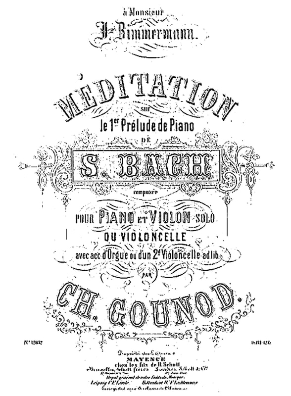 Gounod Meditation published music