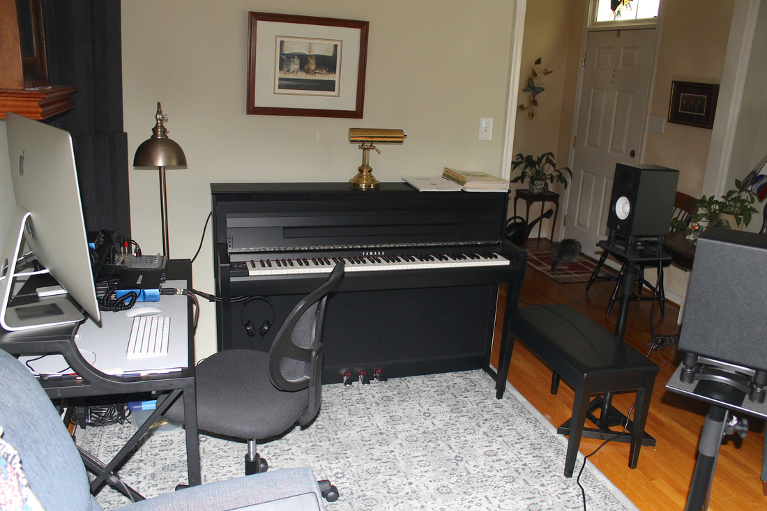 Music Studio in Living Room