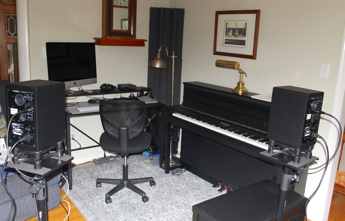 Home Music Studio - Living Room